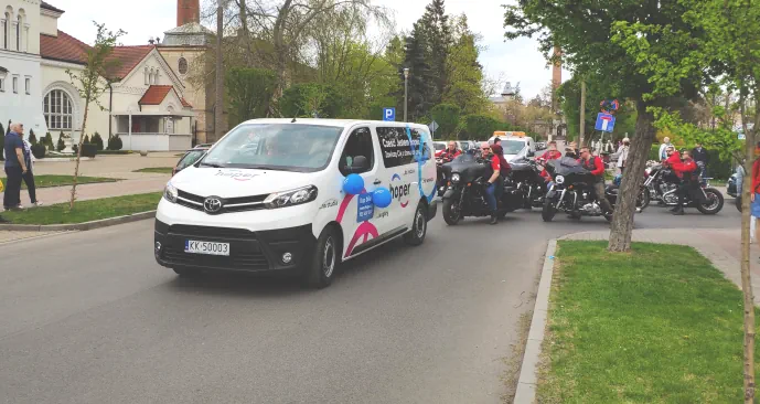 Przejazd w Ciechocinku